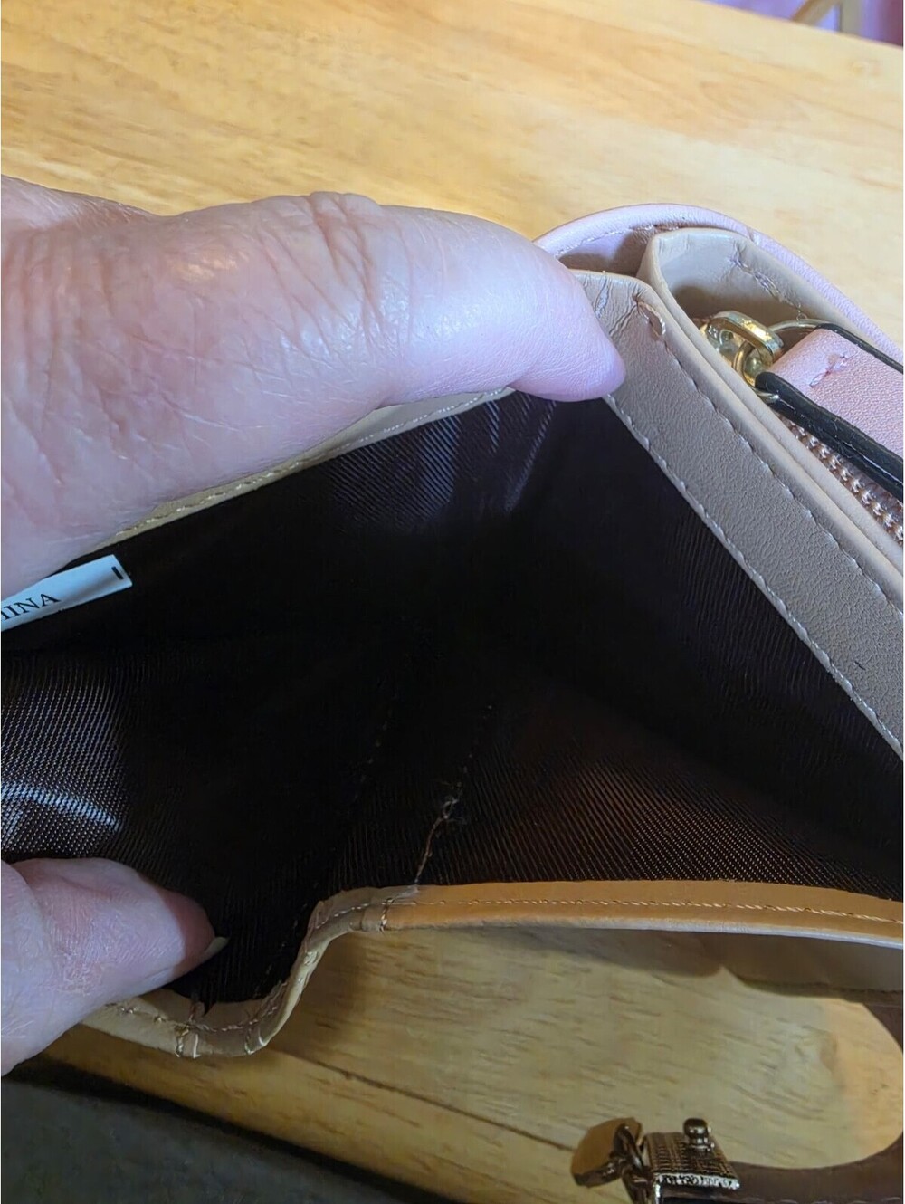 Women's Small Pink Card Holder Wallet - Picture 6 of 6